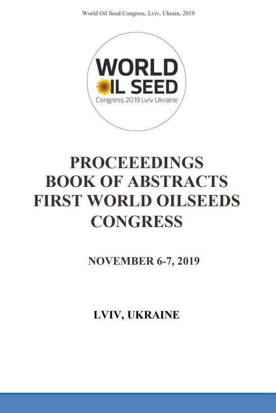 Proceeedings of First World Oilseeds Congress Özet Bildiri Kitabı 